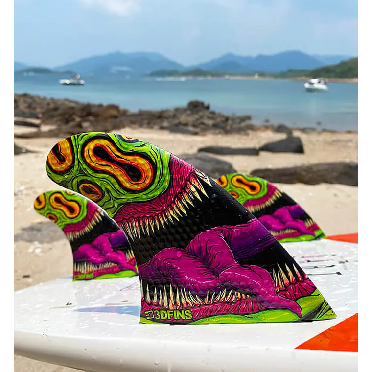 Quilhas 3D Fins Gohard Thruster Fc1 2