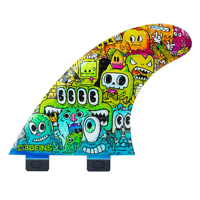 Quilhas 3D Fins Gohard Thruster Fc1 1