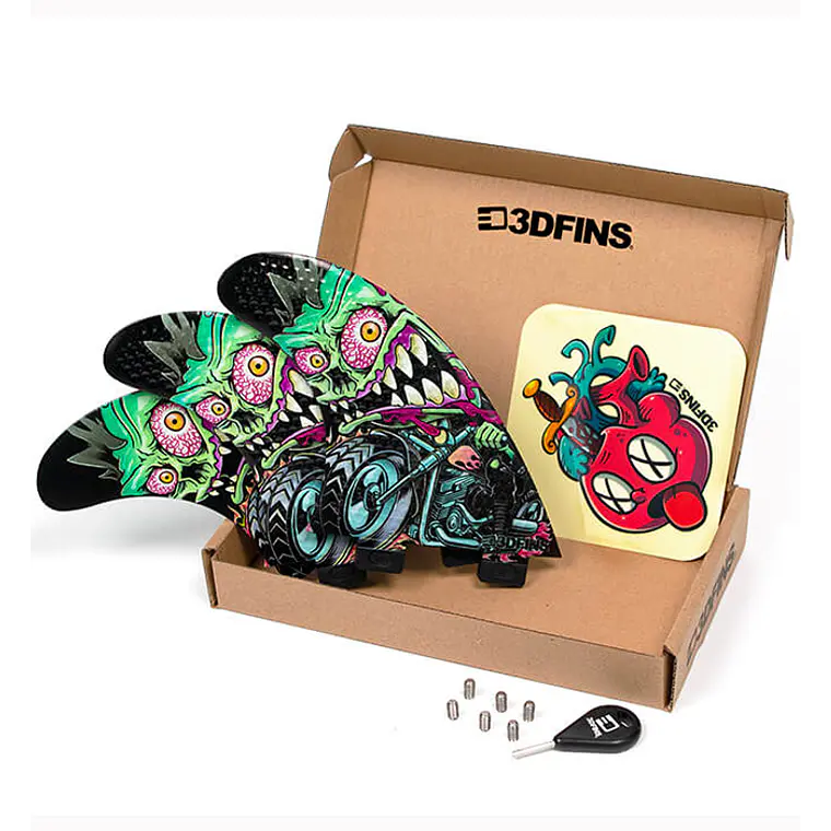 Quilhas 3D Fins Gohard Thruster Fc1 3