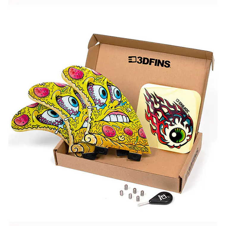 Quilhas 3D Fins Gohard Thruster Fc1 3