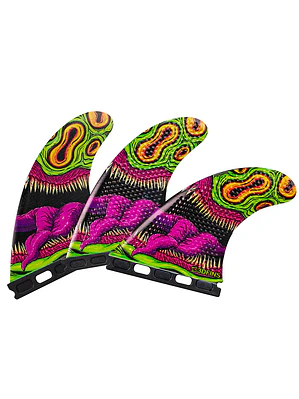 Quilhas 3D Fins Gohard Thruster Futures