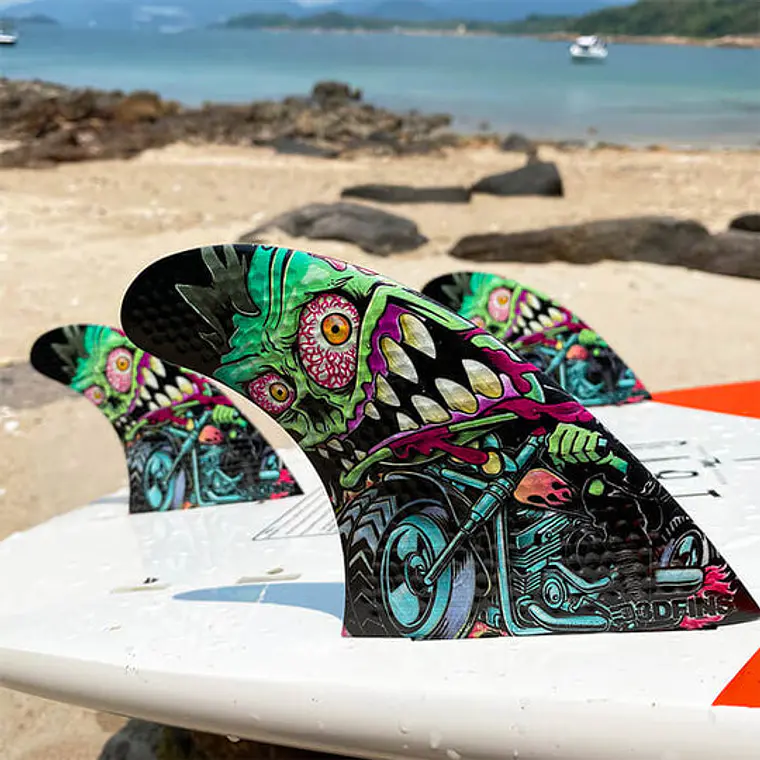 Quilhas 3D Fins Gohard Thruster Futures 2