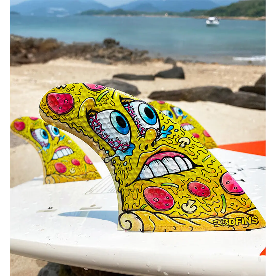 Quilhas 3D Fins Gohard Thruster Futures 2