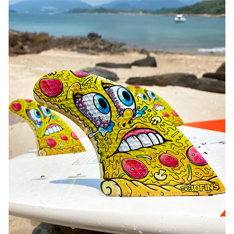 Quilhas 3D Fins Gohard Thruster Futures 2