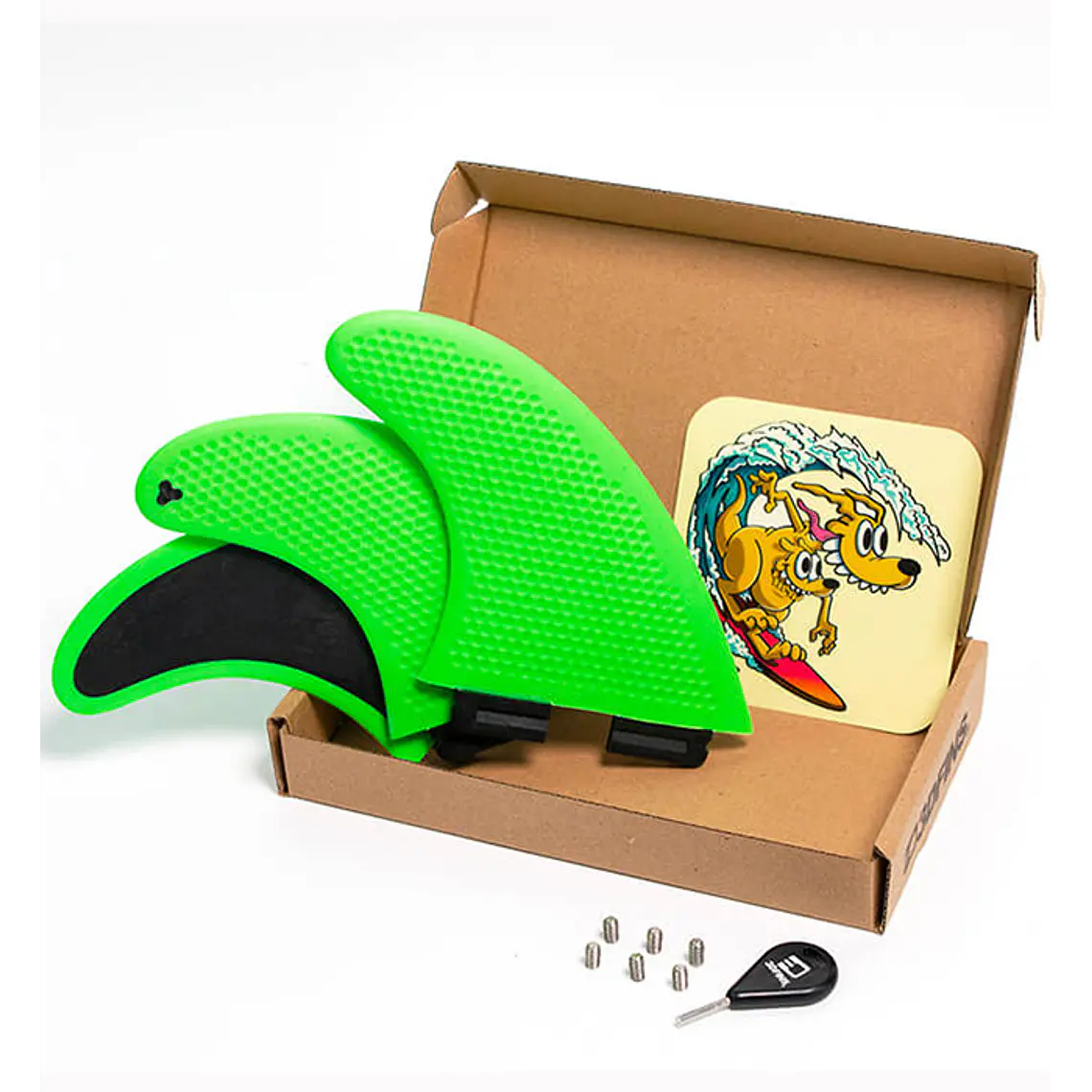 Quilhas 3D Fins Gohard Soft Thruster Fcs1 2