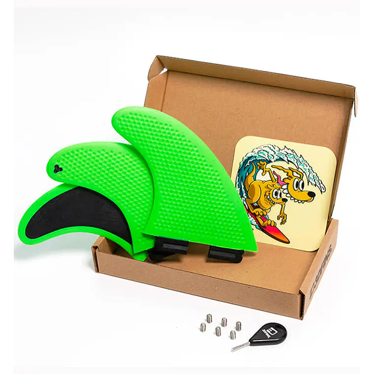 Quilhas 3D Fins Gohard Soft Thruster Fcs1 2