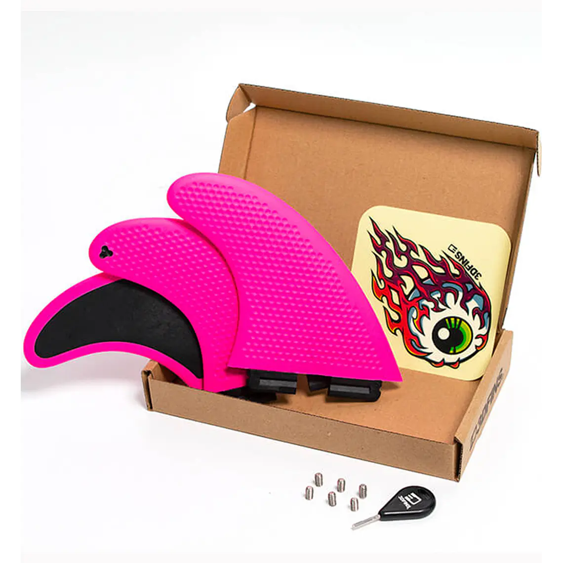 Quilhas 3D Fins Gohard Soft Thruster Fcs1 3