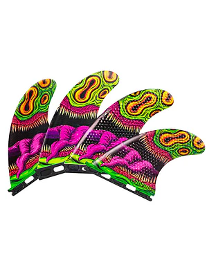 Quilhas 3D Fins Gohard Quad Futures
