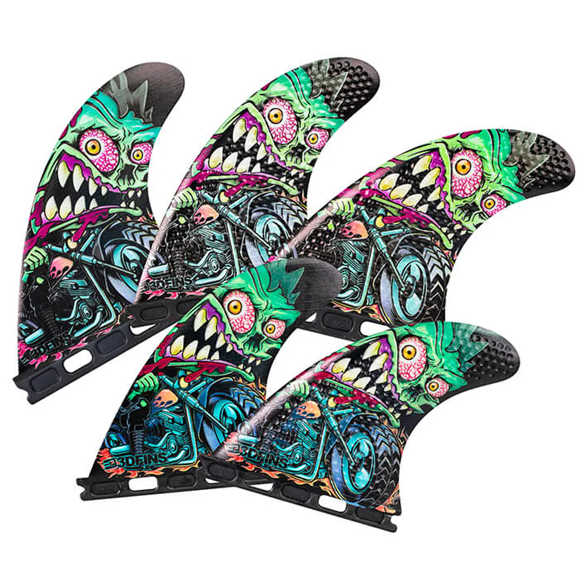 Quilhas 3D Fins Gohard 5Fins Futures 1
