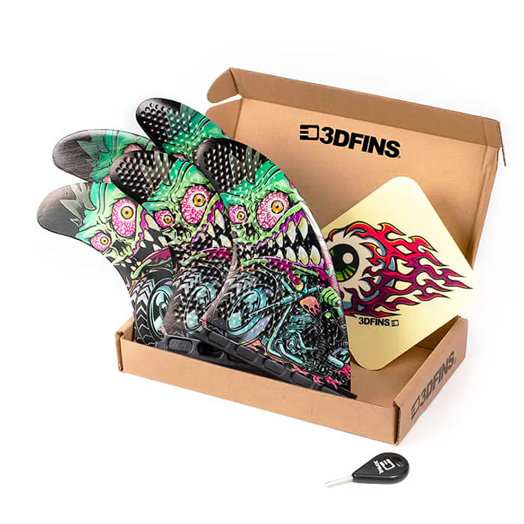 Quilhas 3D Fins Gohard 5Fins Futures 2