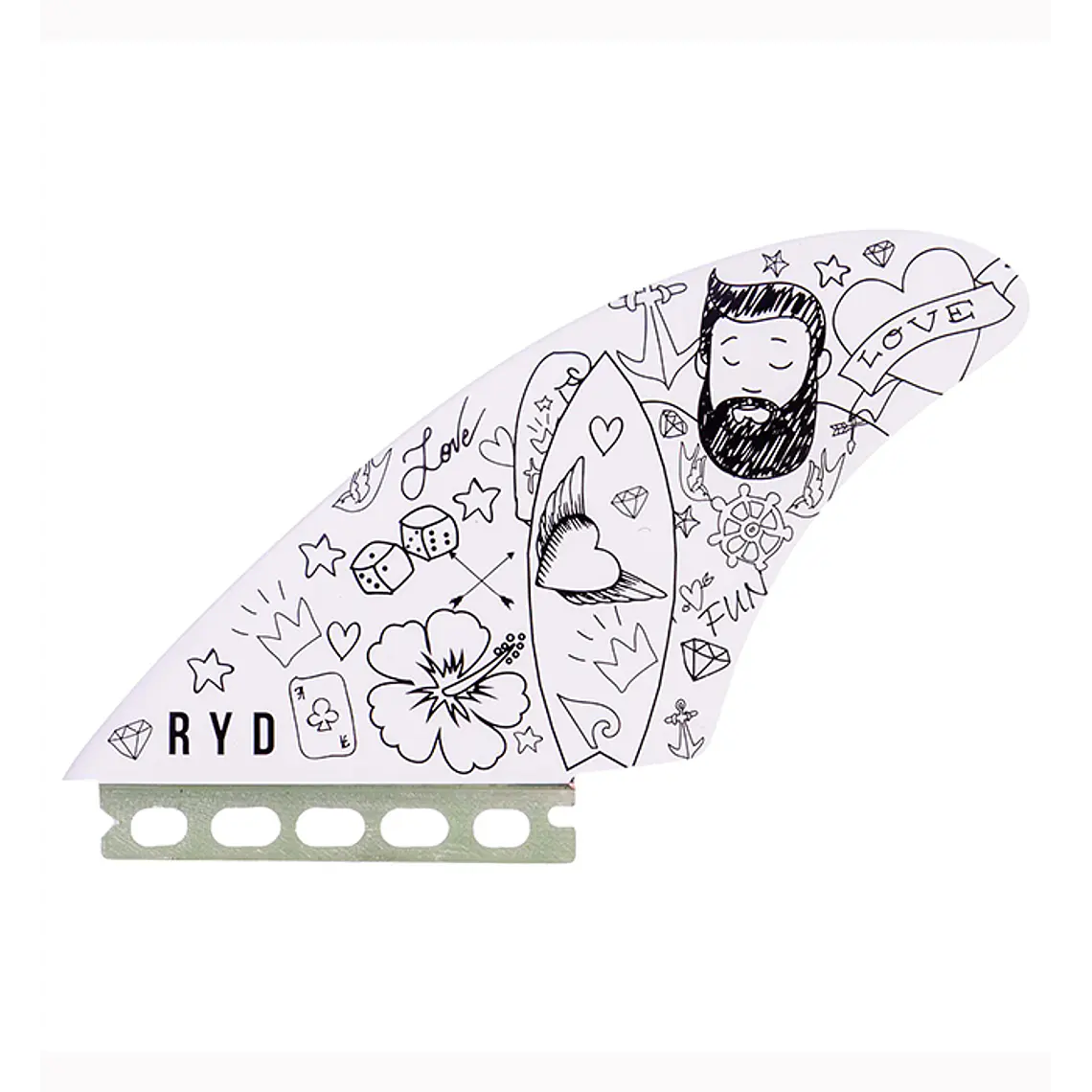 Quilhas RYD Keel Art Hank Dude 1