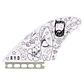 Quilhas RYD Keel Art Hank Dude - Thumbnail 1