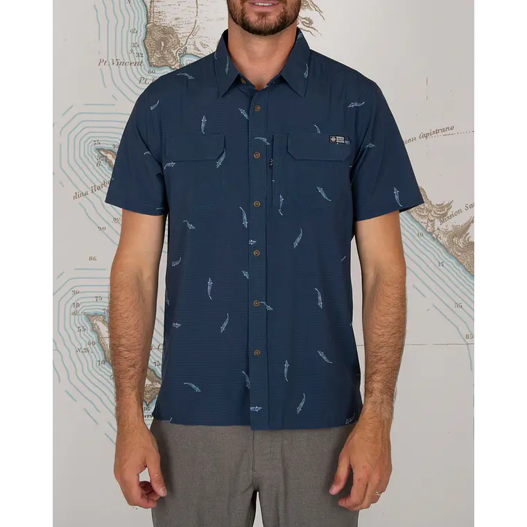 Camisa Salty Crew Mens Breezer S/S Tech Woven 1