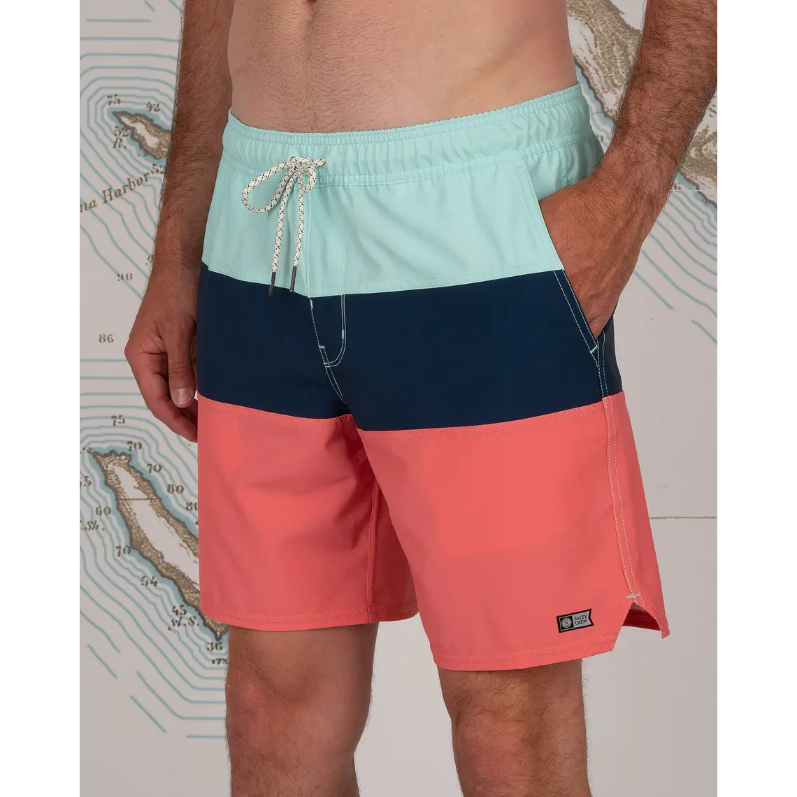 Boardshorts Salty Crew Mens Beacons Elastic Boardshort 3