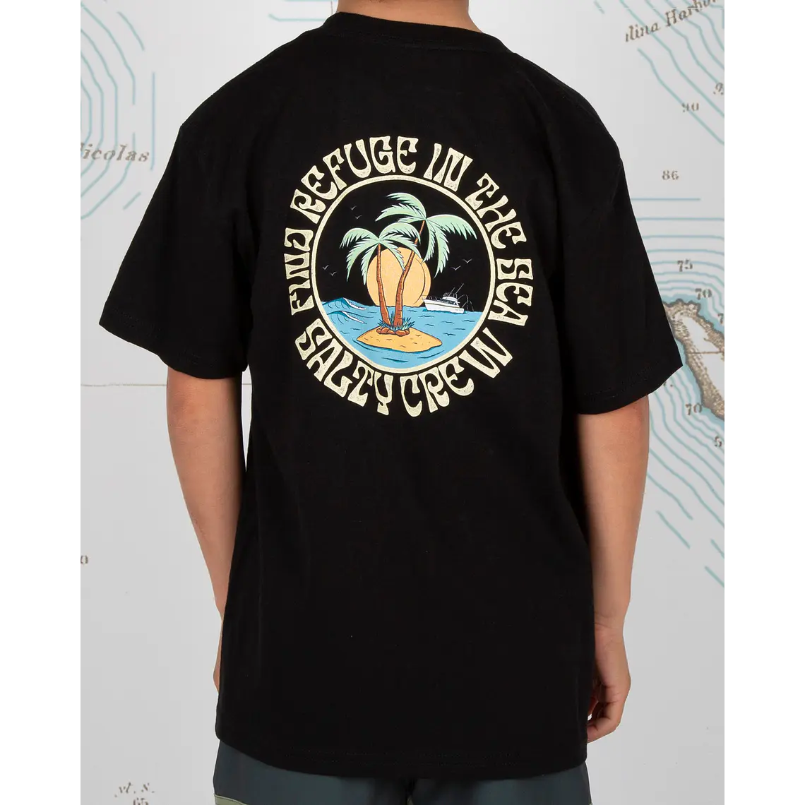 T-Shirt Salty Crew Kids Dos Palms Boys S/S Tee 1