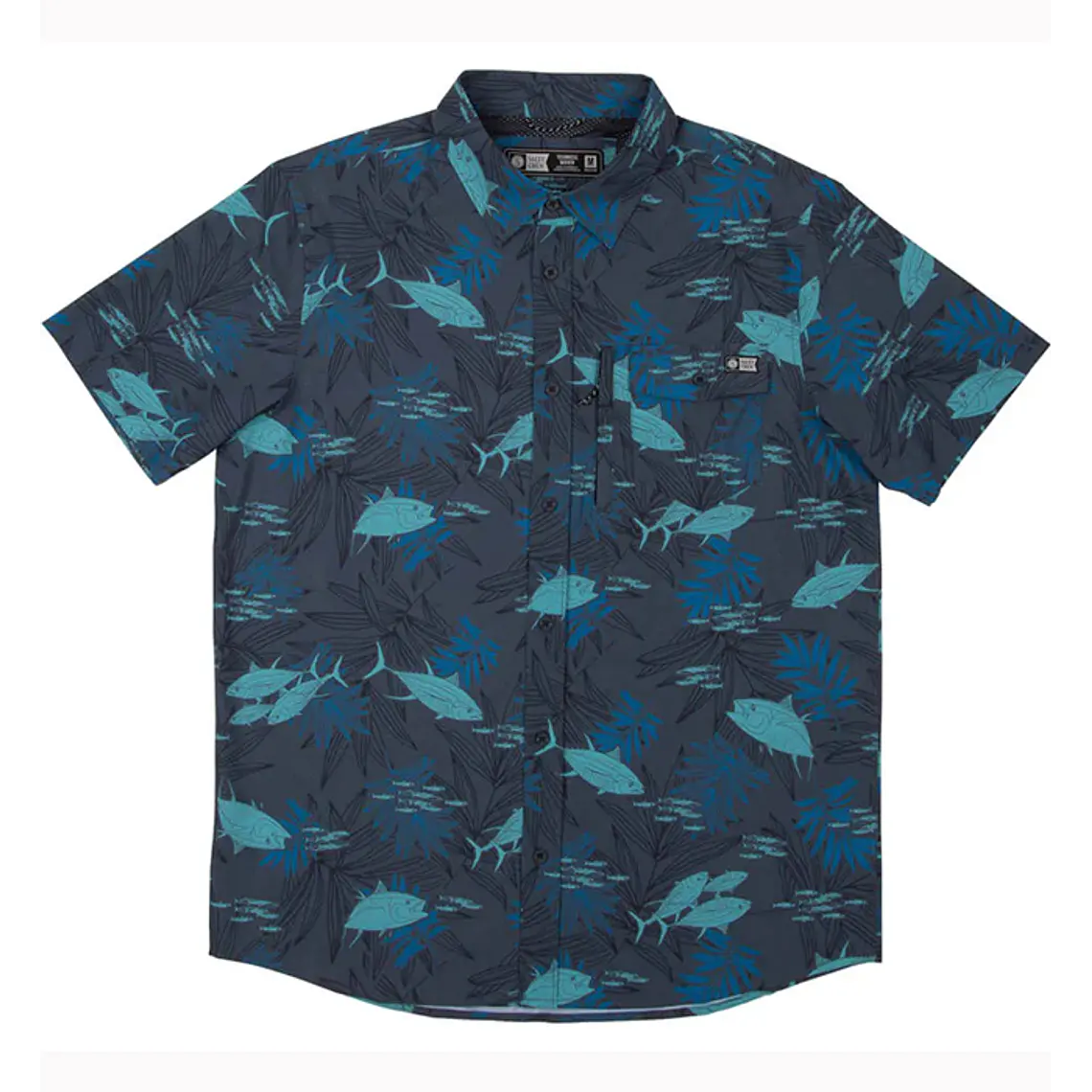 Camisa Salty Crew Mens Pinnacle Ss Woven 1