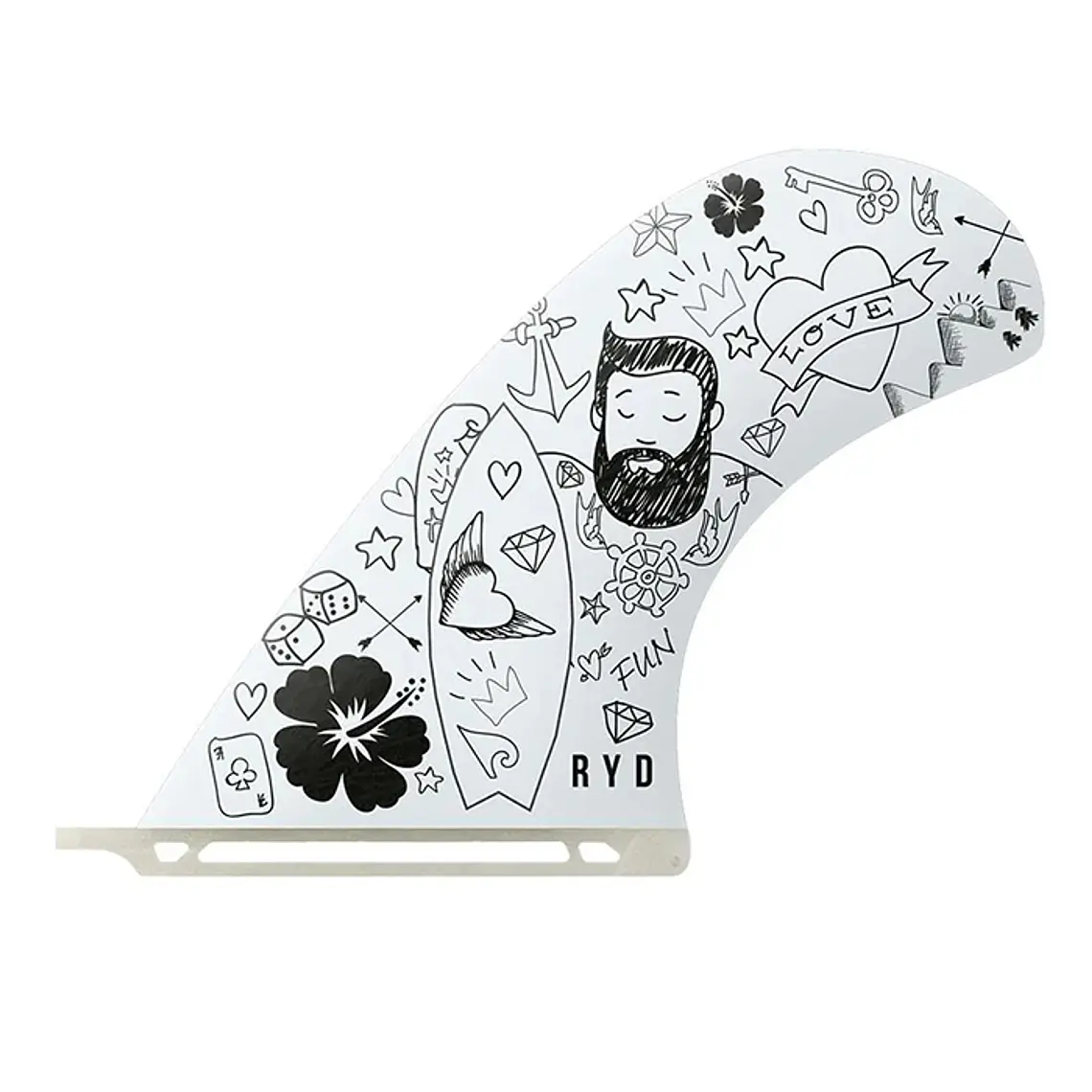 Quilhas RYD Longboard Hank Dude 9