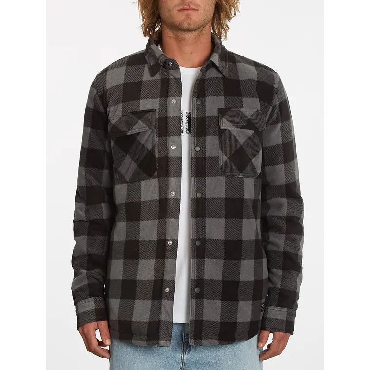Camisa Volcom Mens Bowered Fleece Ls 1
