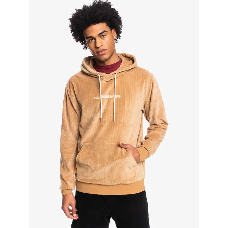 Sweat Hood Quiksilver Mens Knitted Cord Hoodie 3