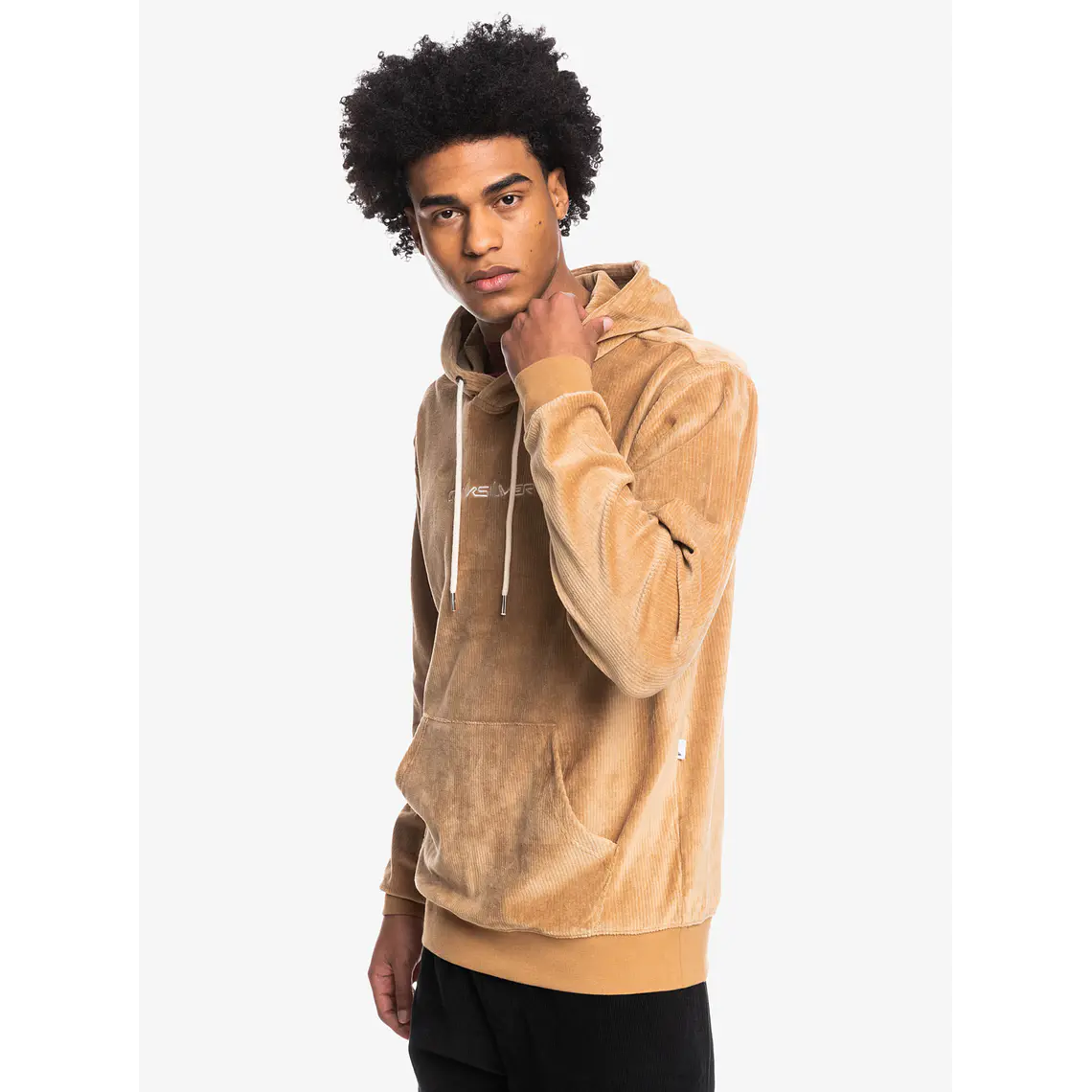 Sweat Hood Quiksilver Mens Knitted Cord Hoodie 4