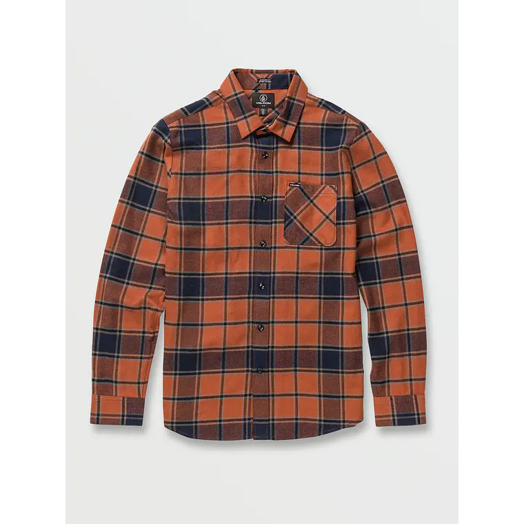 Camisa Volcom Mens Caden Plaid Ls 3