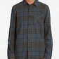 Camisa Volcom Mens Caden Plaid Ls - Thumbnail 1