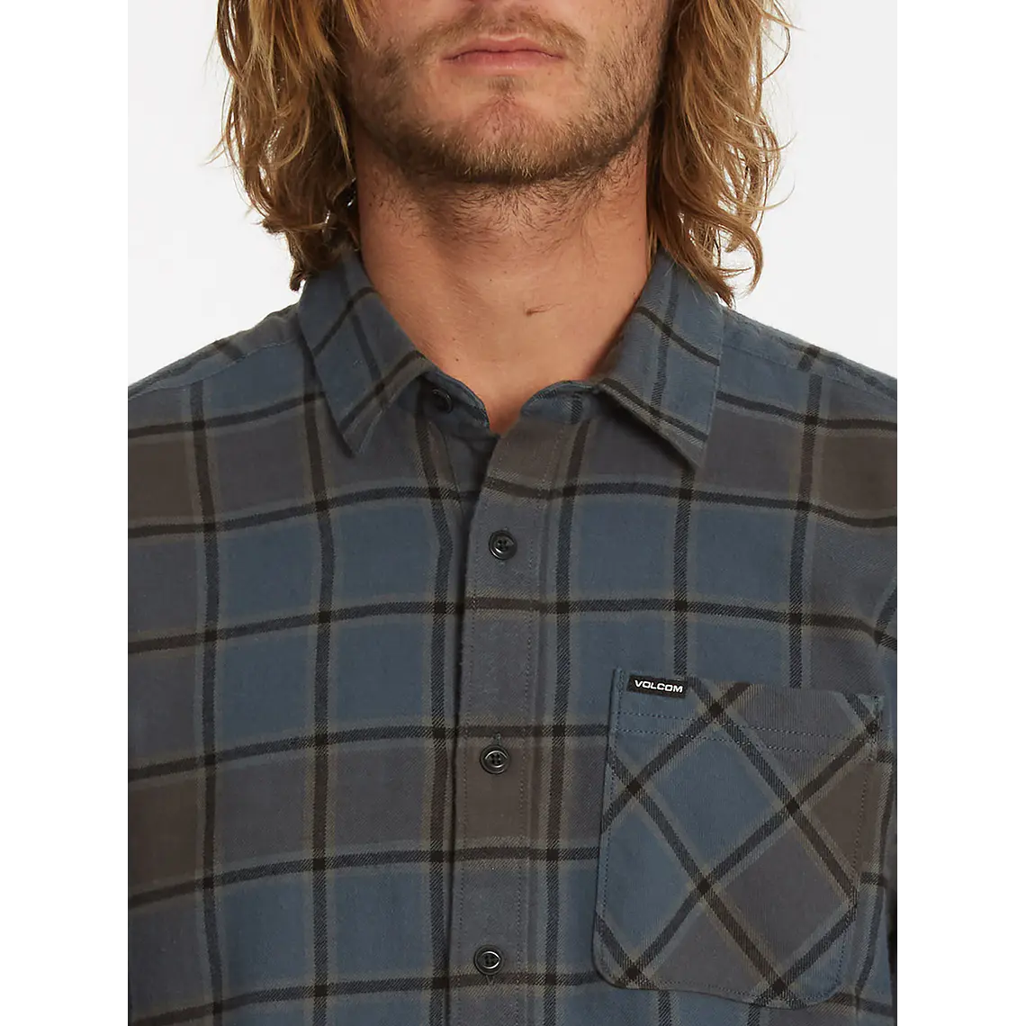 Camisa Volcom Mens Caden Plaid Ls 5
