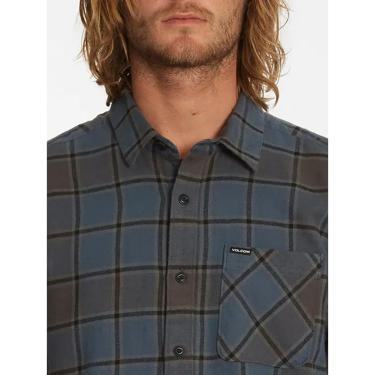 Camisa Volcom Mens Caden Plaid Ls 5