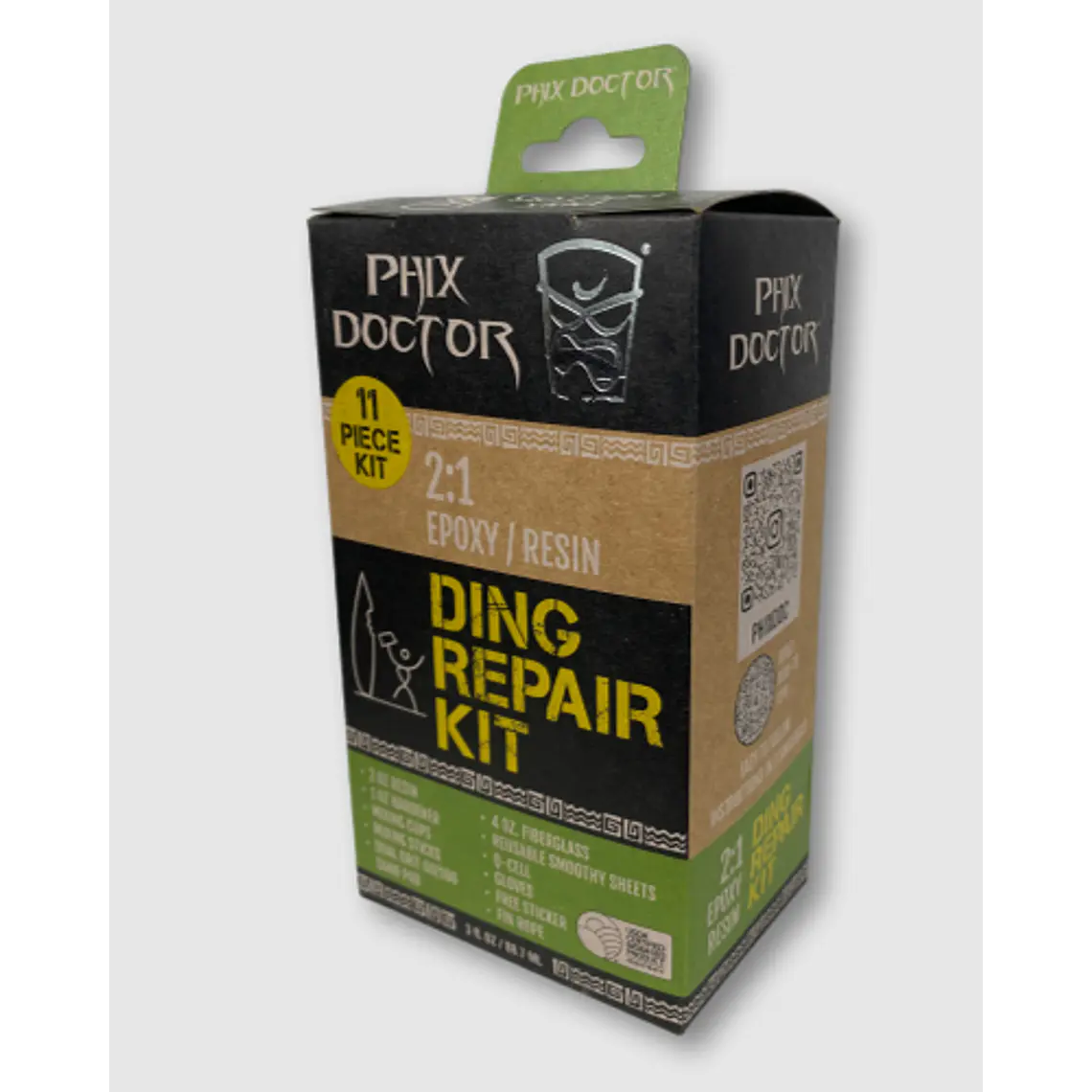 Kit Reparação Phix Doctor Epoxy Kit   - 6 Oz  - Bio Resin (Eps / Styrofoam) - Bio Degradable Box 1