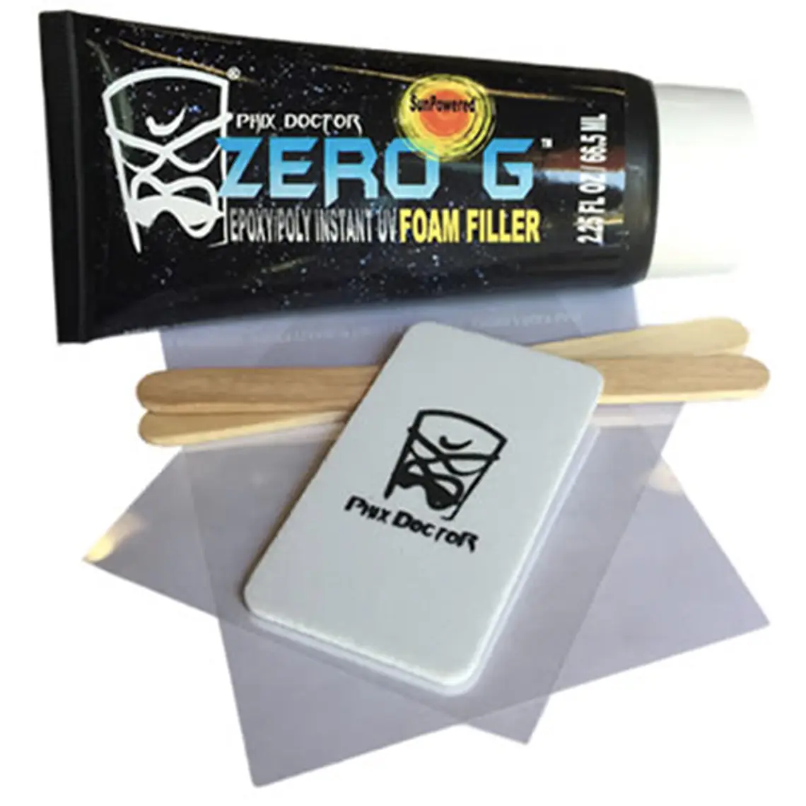 Kit Reparação Phix Doctor Zero G - Uv Foam Filler - 2.25 Oz - Epoxy & Polyester 1