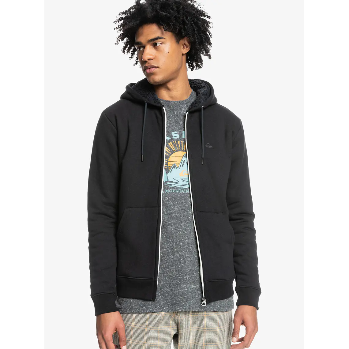 Sweat ZH Quiksilver Mens Essentials Sherpa 3
