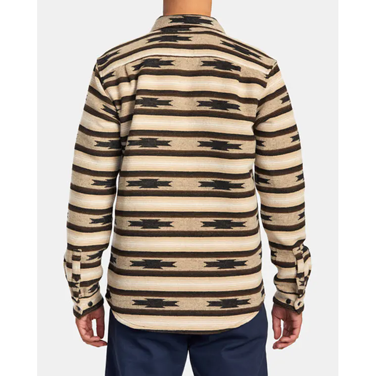 Camisa Rvca Rvca Blanket Ls 4