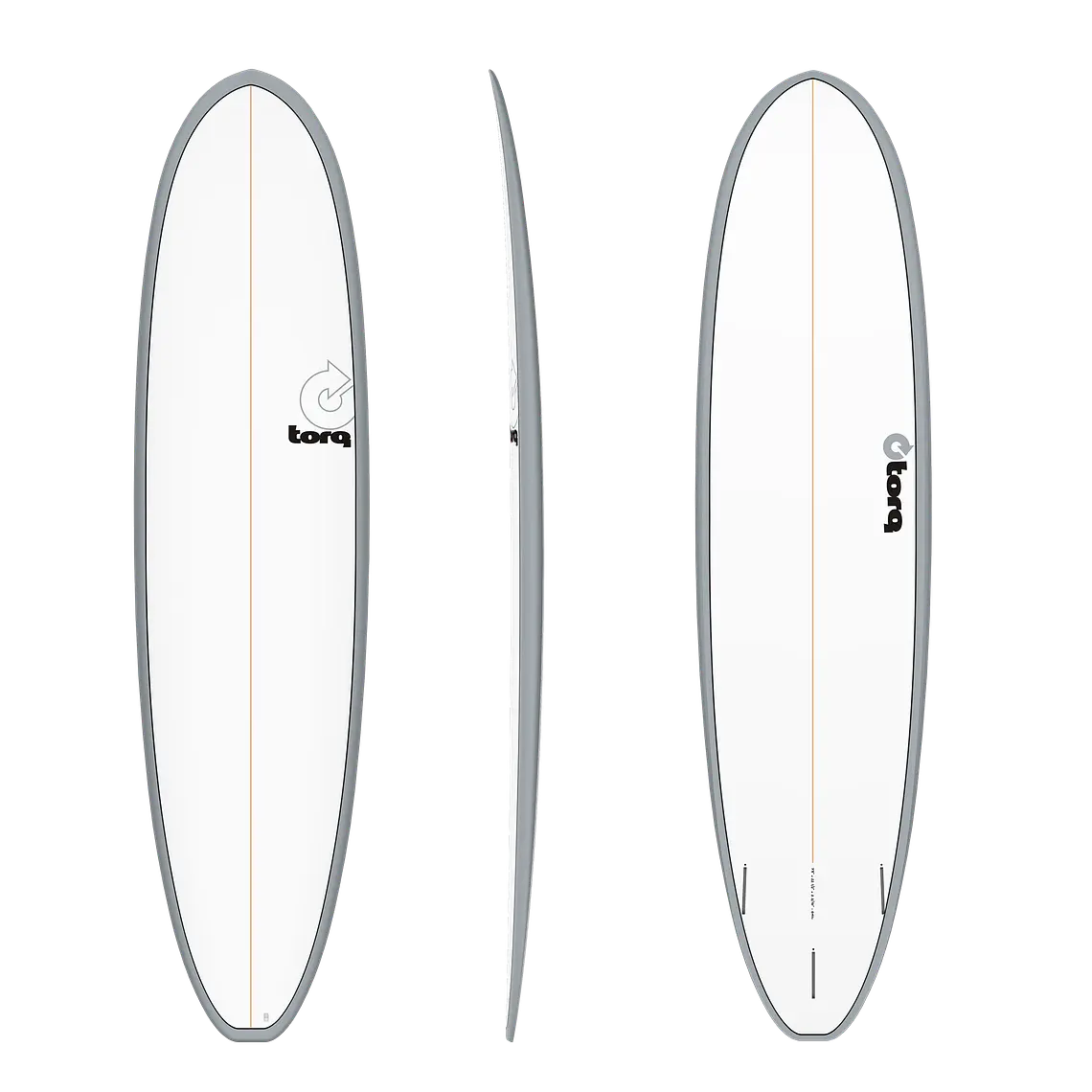 Prancha Torq Funboard V+ 7.4 Gray Rail Pinline 1