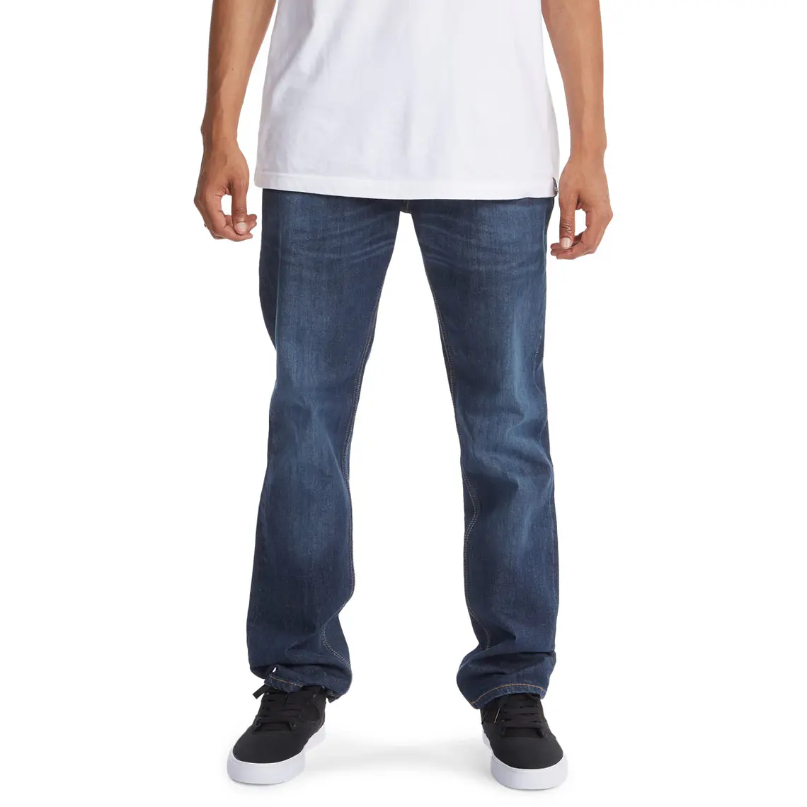 Calças DC Mens Worker Straight Denim Sds 1