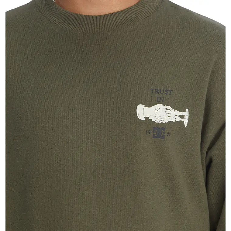 Sweat Crew DC Mens Trust Us Crew 3