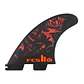 Quilha Fcs Ii Ft Pc Large Black/Red - Thumbnail 1