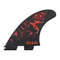 Quilha Fcs Ii Ft Pc Large Black/Red - Thumbnail 2