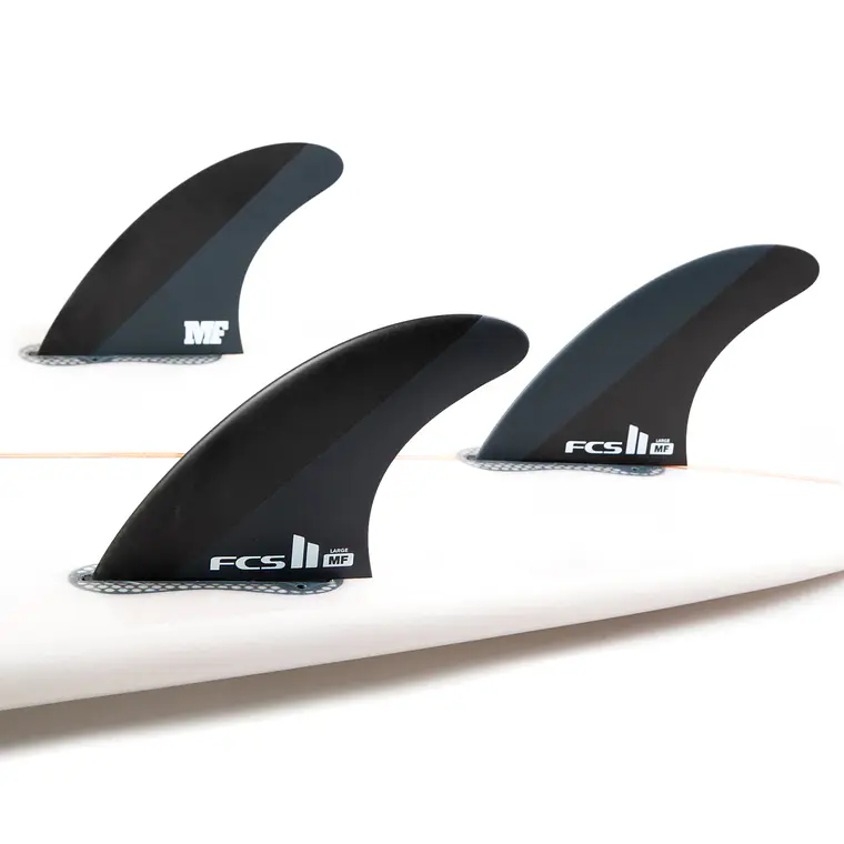 Quilha Fcs Ii Mf Neo Carbon Black/White Large Tri 2