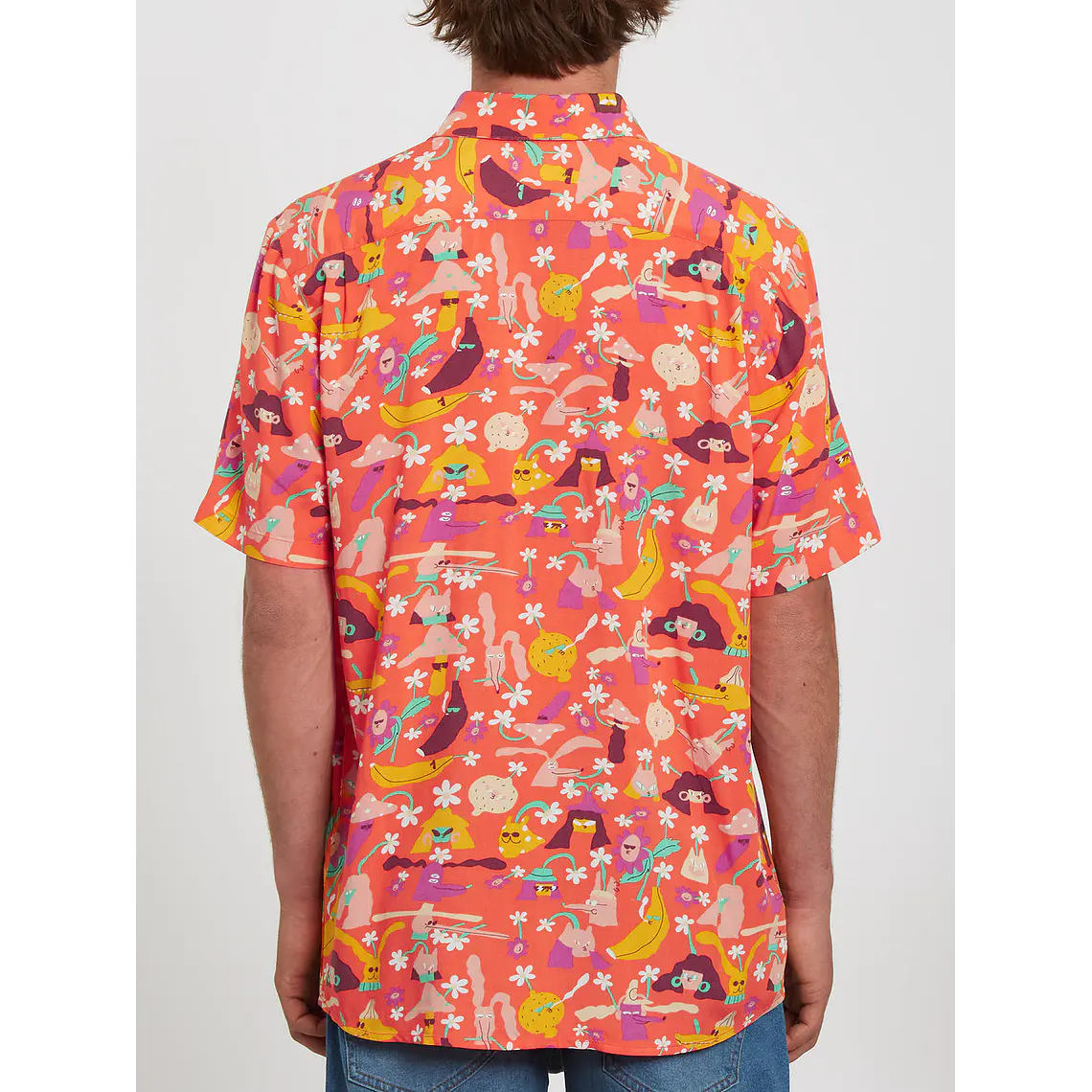 Camisa Volcom Mens Egle Zvirblyte Fa Ss 2