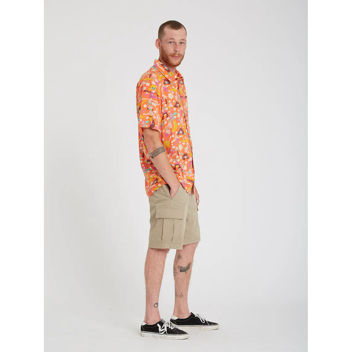 Camisa Volcom Mens Egle Zvirblyte Fa Ss 3
