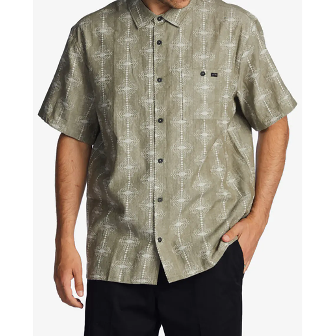 Camisa Billabong Sundays Jacquard Ss 1