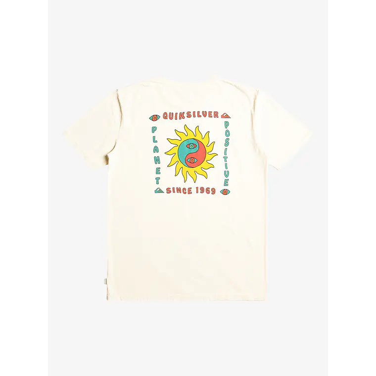 T-Shirt Quiksilver Mens Planet Positive Ss 1