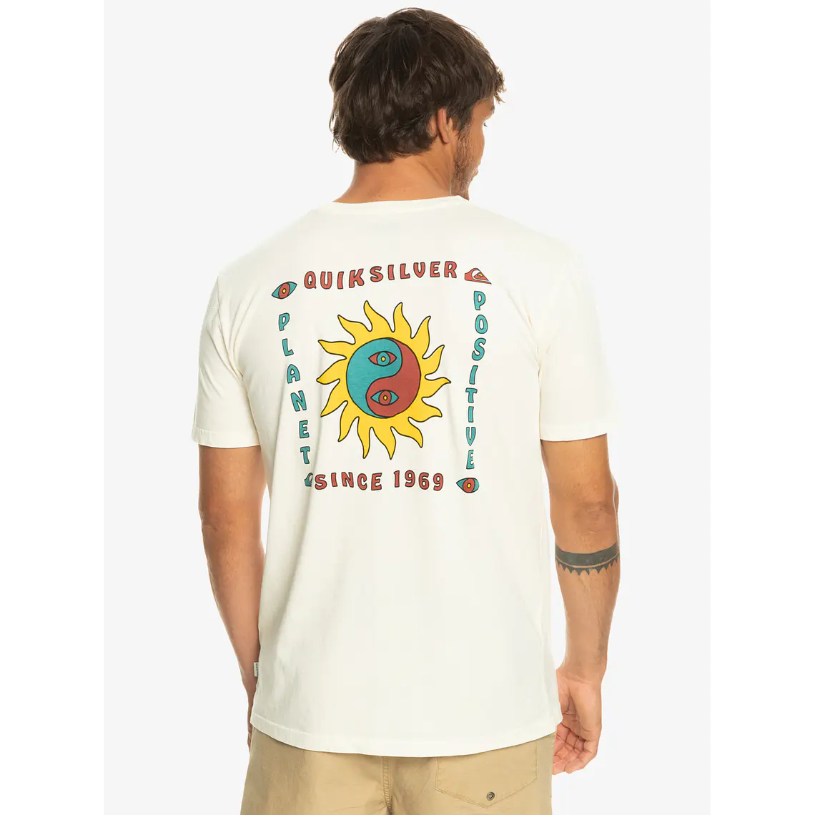 T-Shirt Quiksilver Mens Planet Positive Ss 3