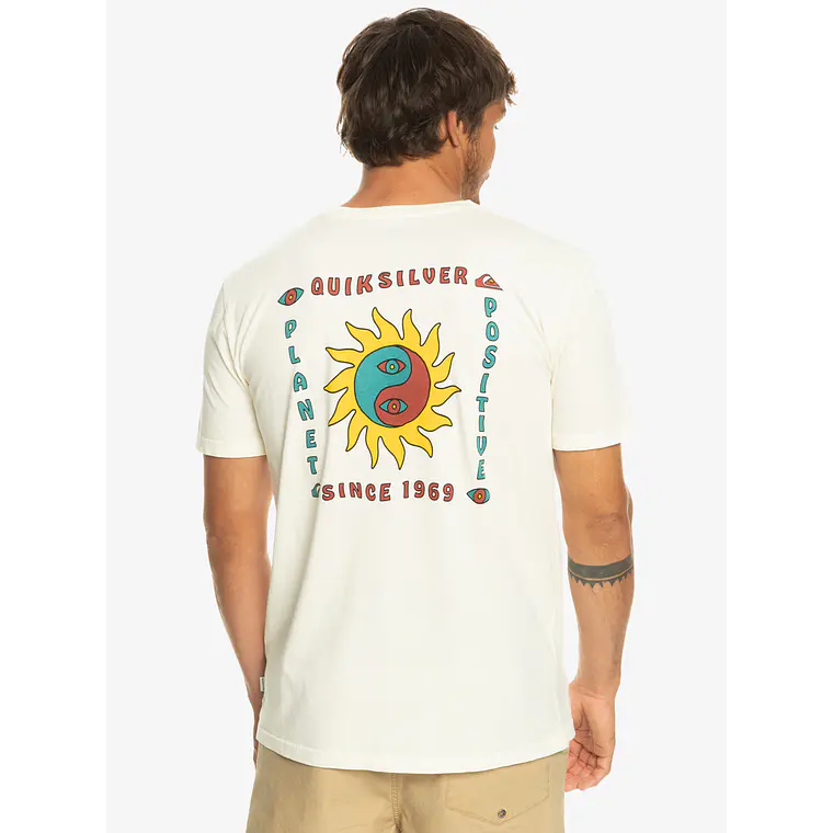 T-Shirt Quiksilver Mens Planet Positive Ss 3