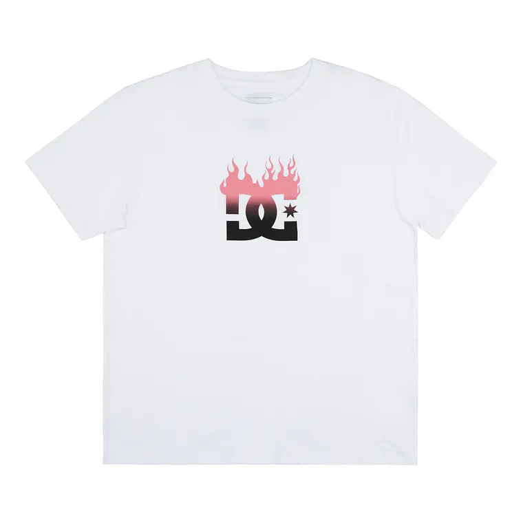 T-Shirt DC Wms Star Flame Boyfriend Tee 1