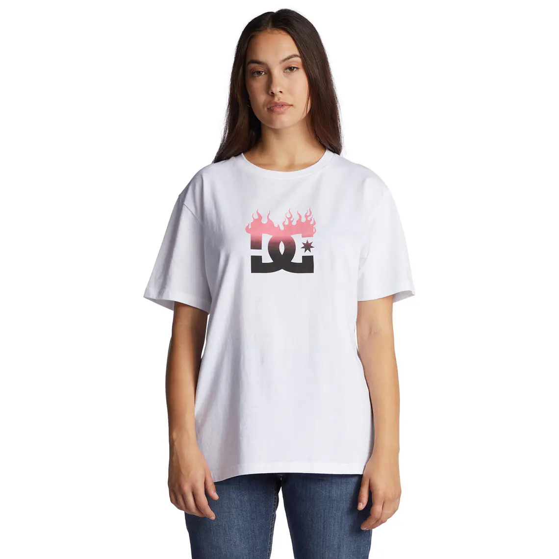 T-Shirt DC Wms Star Flame Boyfriend Tee 3