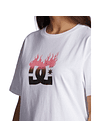 T-Shirt DC Wms Star Flame Boyfriend Tee