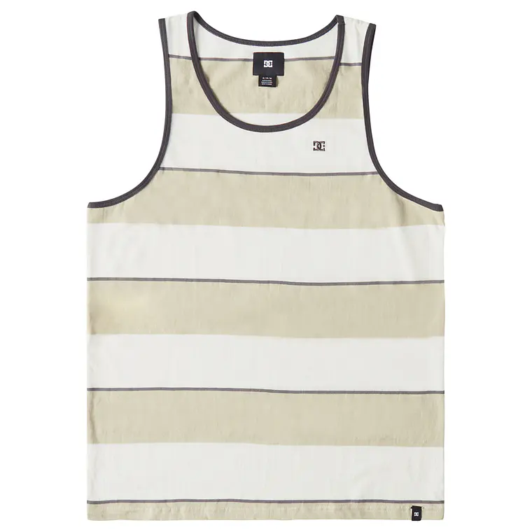 T-Shirt Alças DC Mens Crate Stripe Tank 1