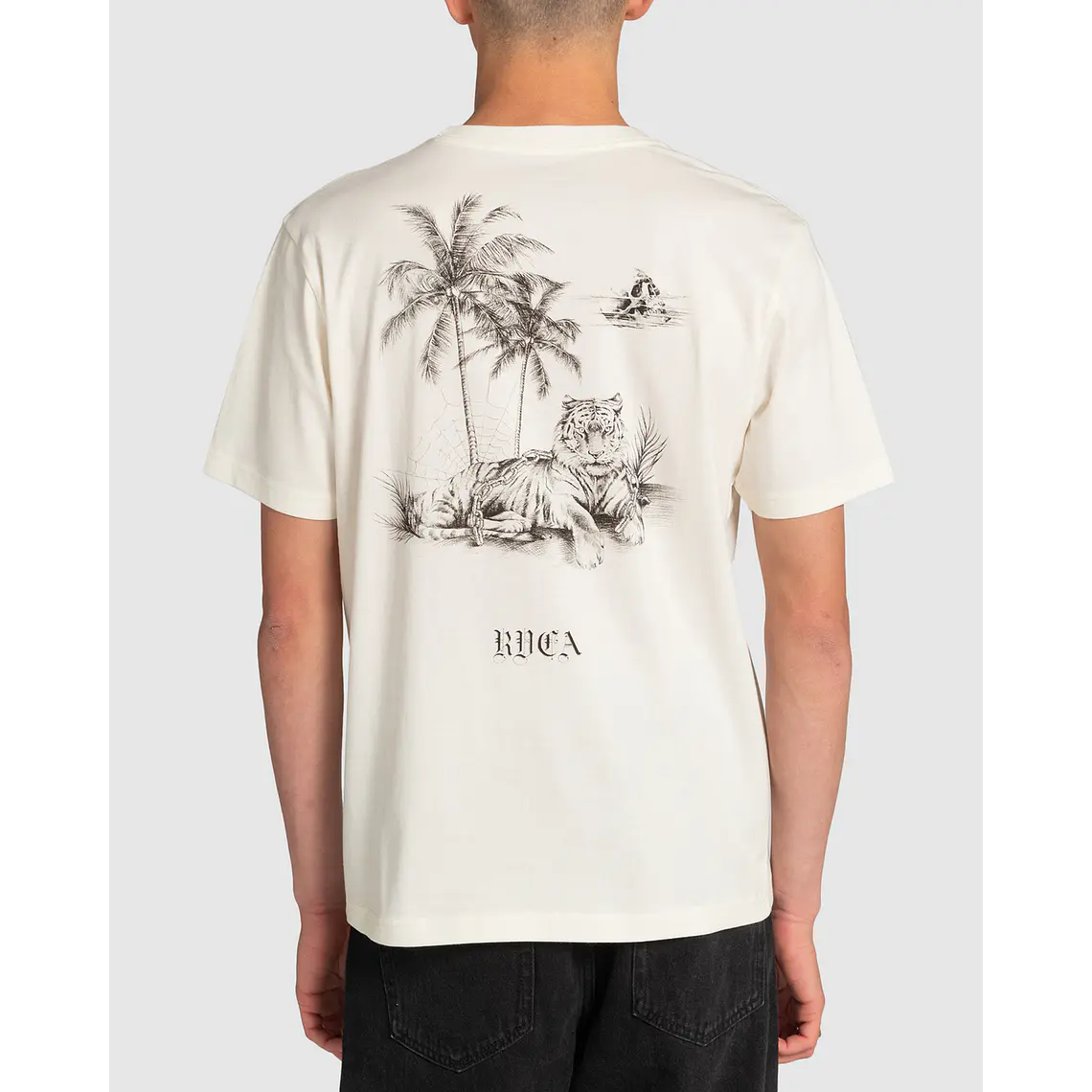 T-Shirt Rvca Tiger Beach 1