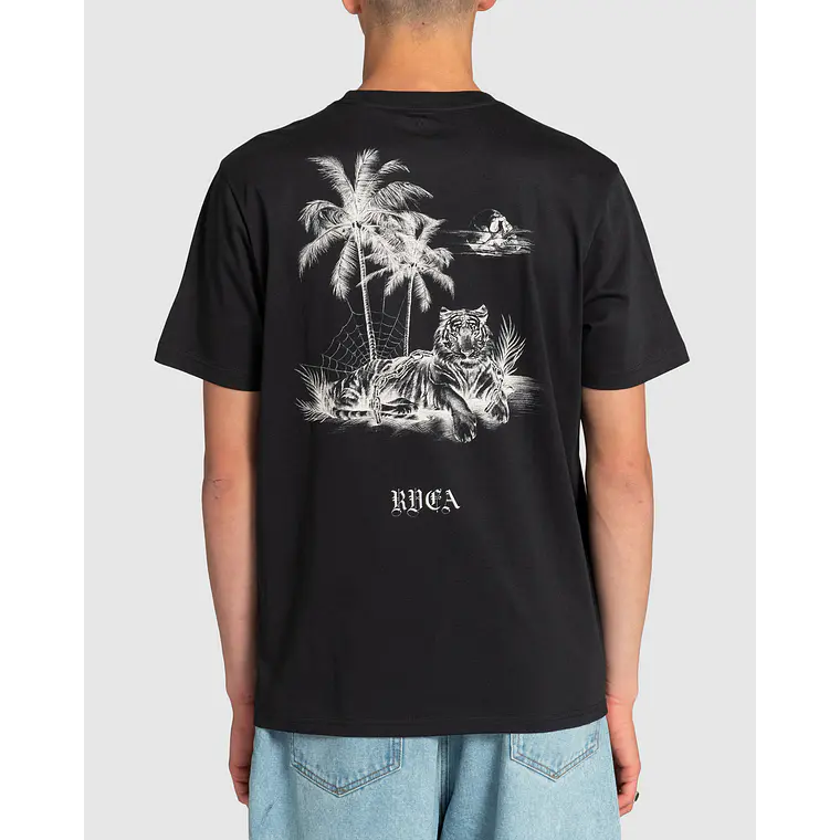 T-Shirt Rvca Tiger Beach 1